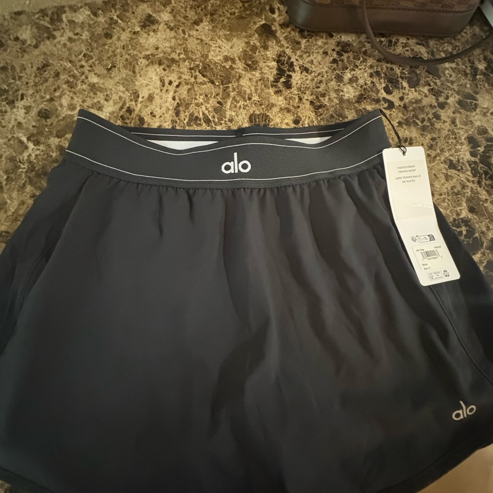 Alo Black Athletic Skirt